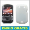 FUNDA SILICONA PARA BLACKBERRY 9900 9930 BOLD BLANCA